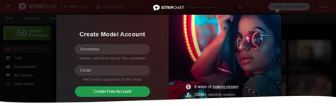 stripchat model register